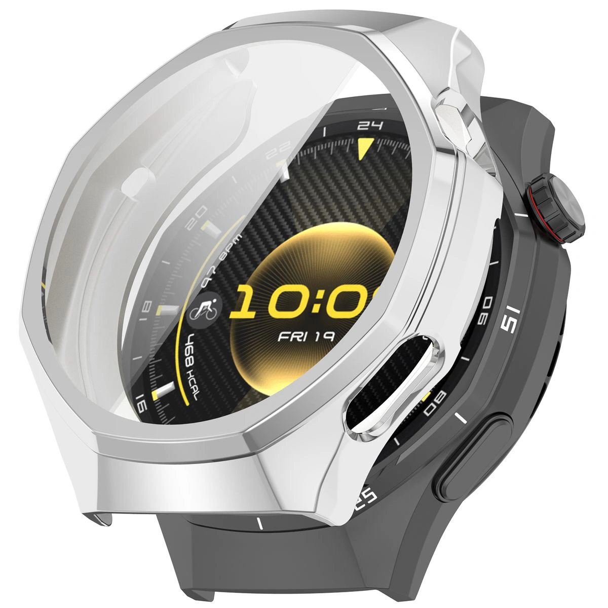Plecki ze szkłem Bizon Case Watch Felipe dla Huawei Watch GT6 Pro 46 mm